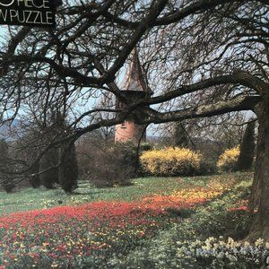 Unbranded Jigsaw Puzzle Unisex 500 Piece Multicolor European Garden Tower Scenic